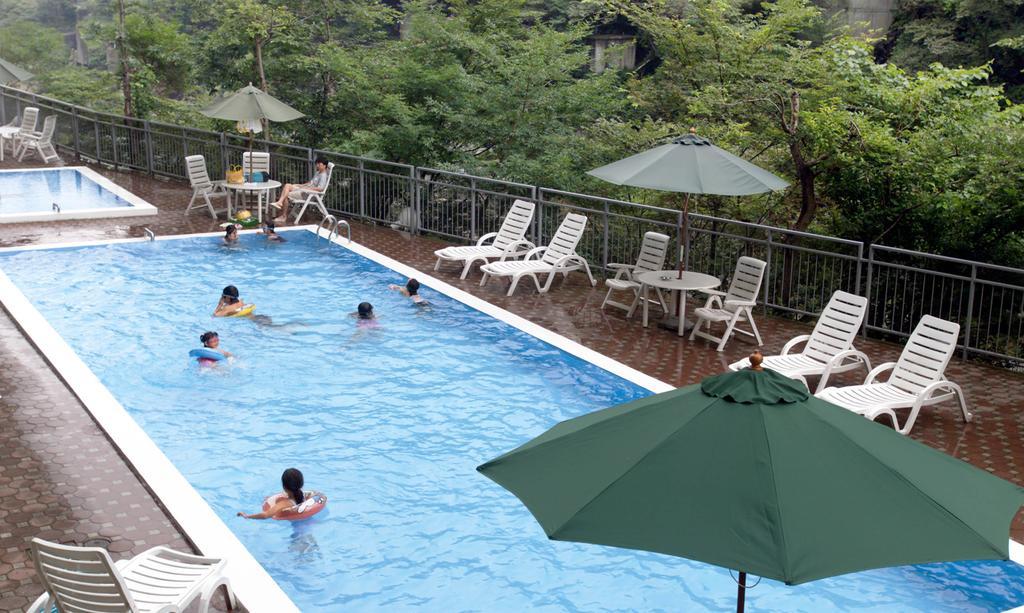 Hotel Asaya Nikko Exteriér fotografie A pool at a hotel