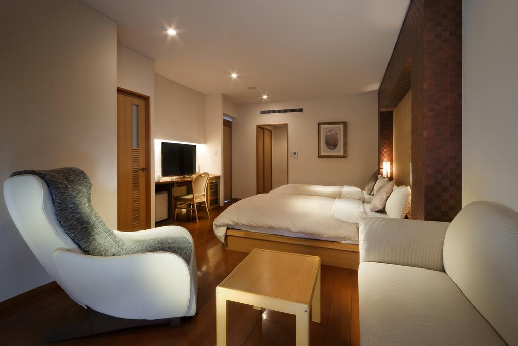 Hotel Asaya Nikko Exteriér fotografie A room at the hotel